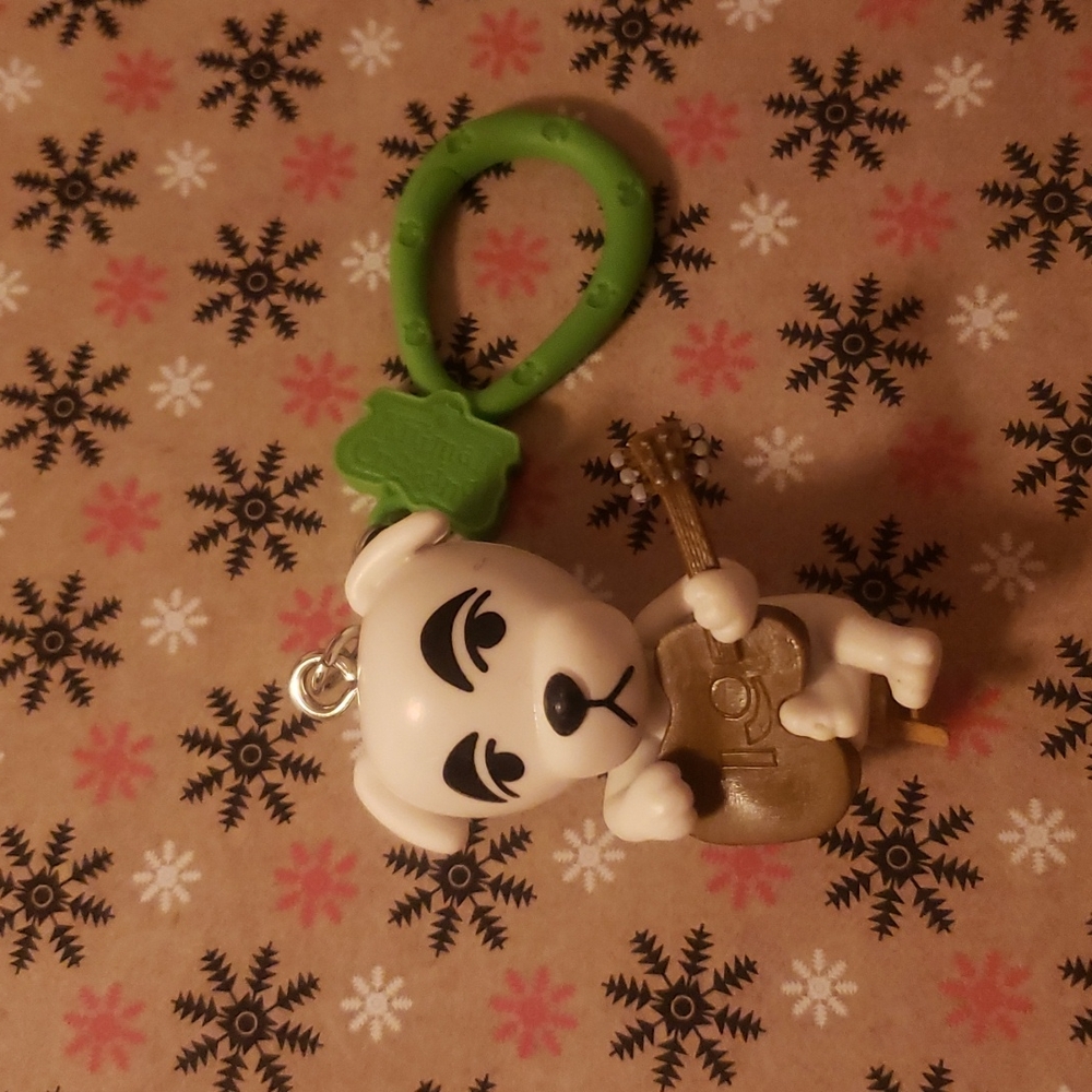 Animal Crossing Backpack buddies K.k. Slider figural Keychain clip New